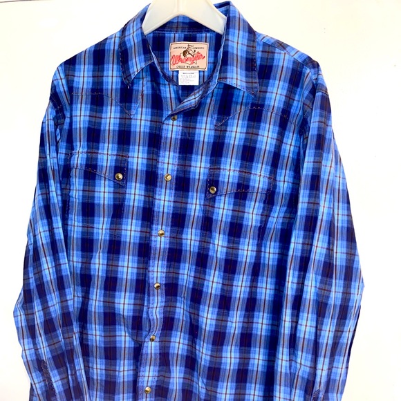 Wrangler American Cowboys Western Pearl Snaps - Picture 1 of 8